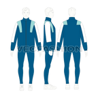Mens Active Wear Jacket flat sketch, croqui sketch