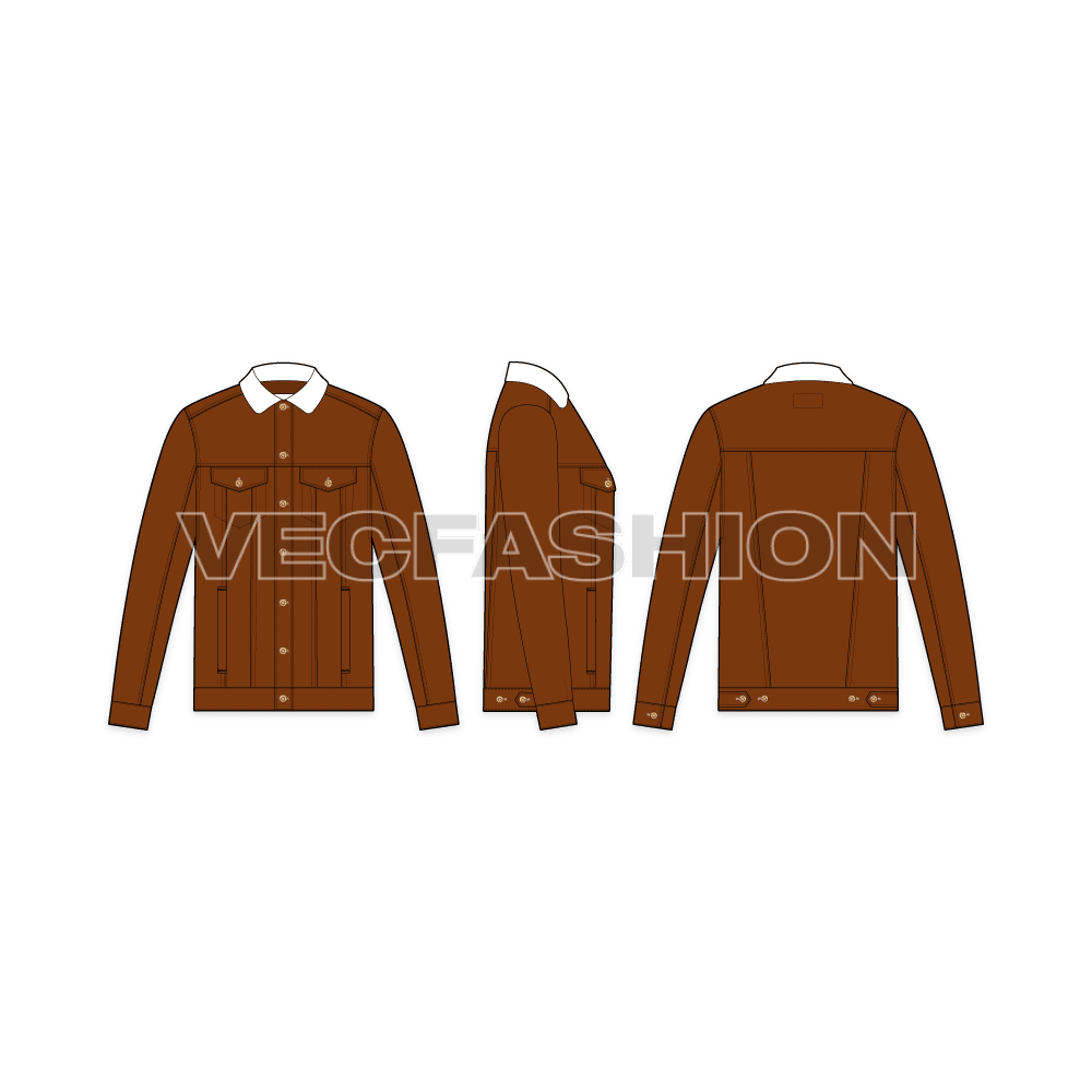 Women's Stretch Button Up Denim Jacket - Black Long Sleeve Denim Jacket –  Moda Xpress