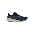 Mens running sneakers, fabric top flat sketch, view 1