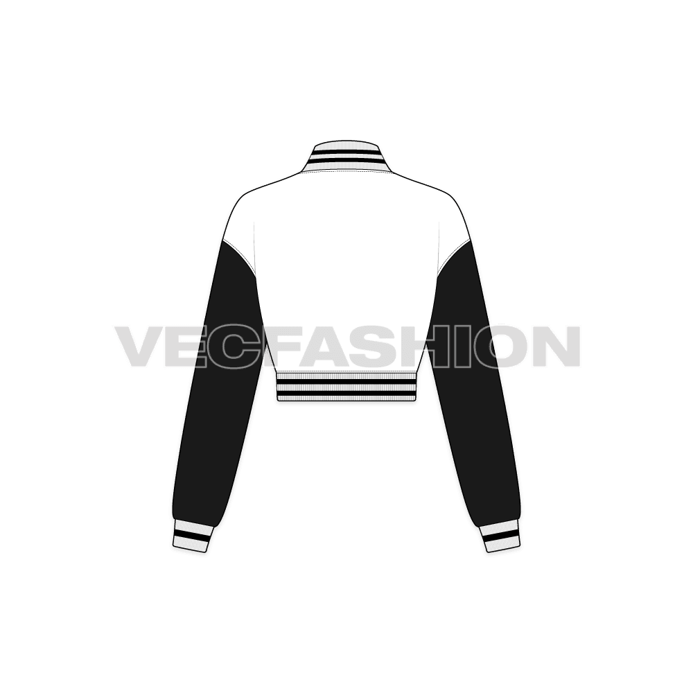MI Men White Brand Logo Colourblocked Mandarin Collar Varsity Jacket