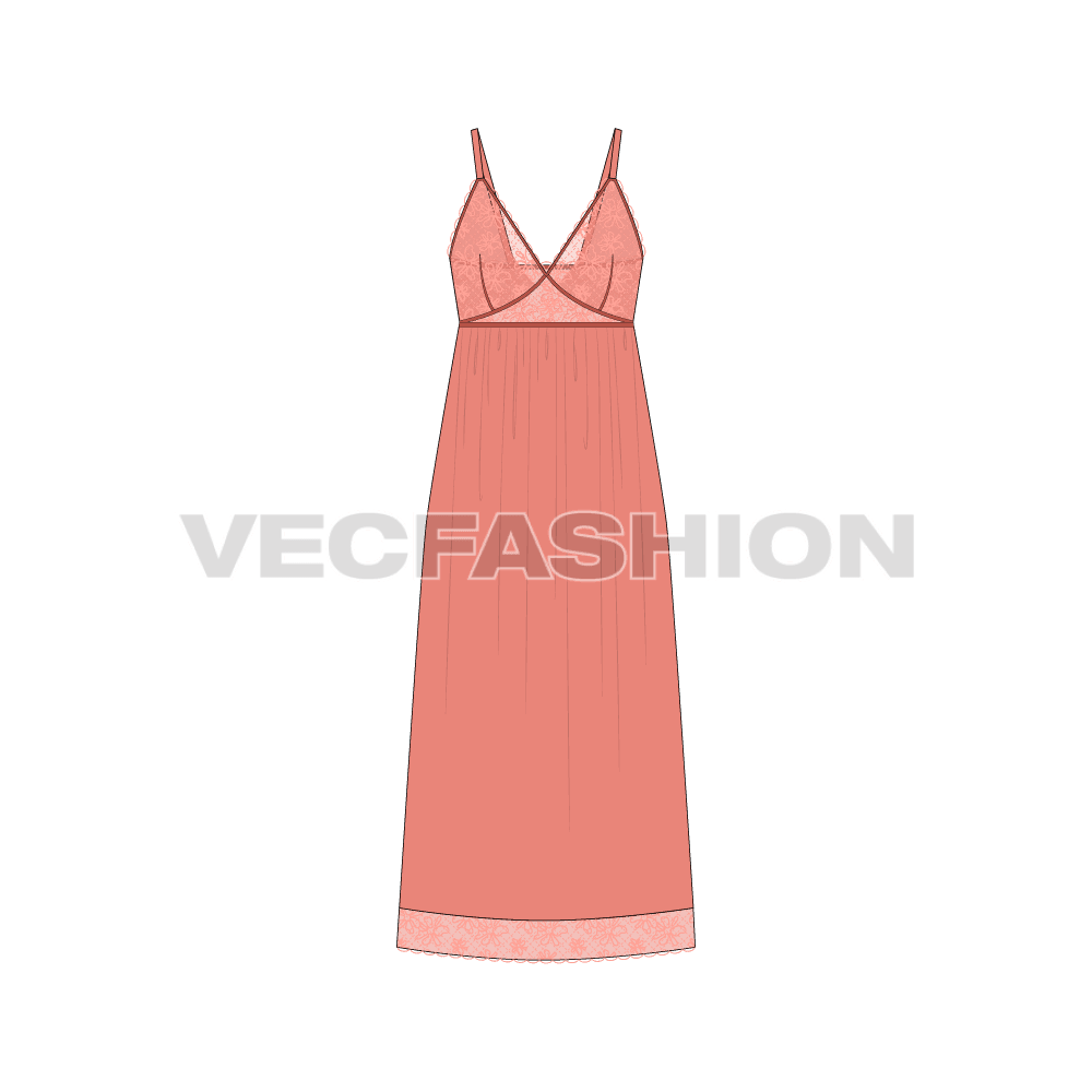 Women Sexy Lace Chemise Dress