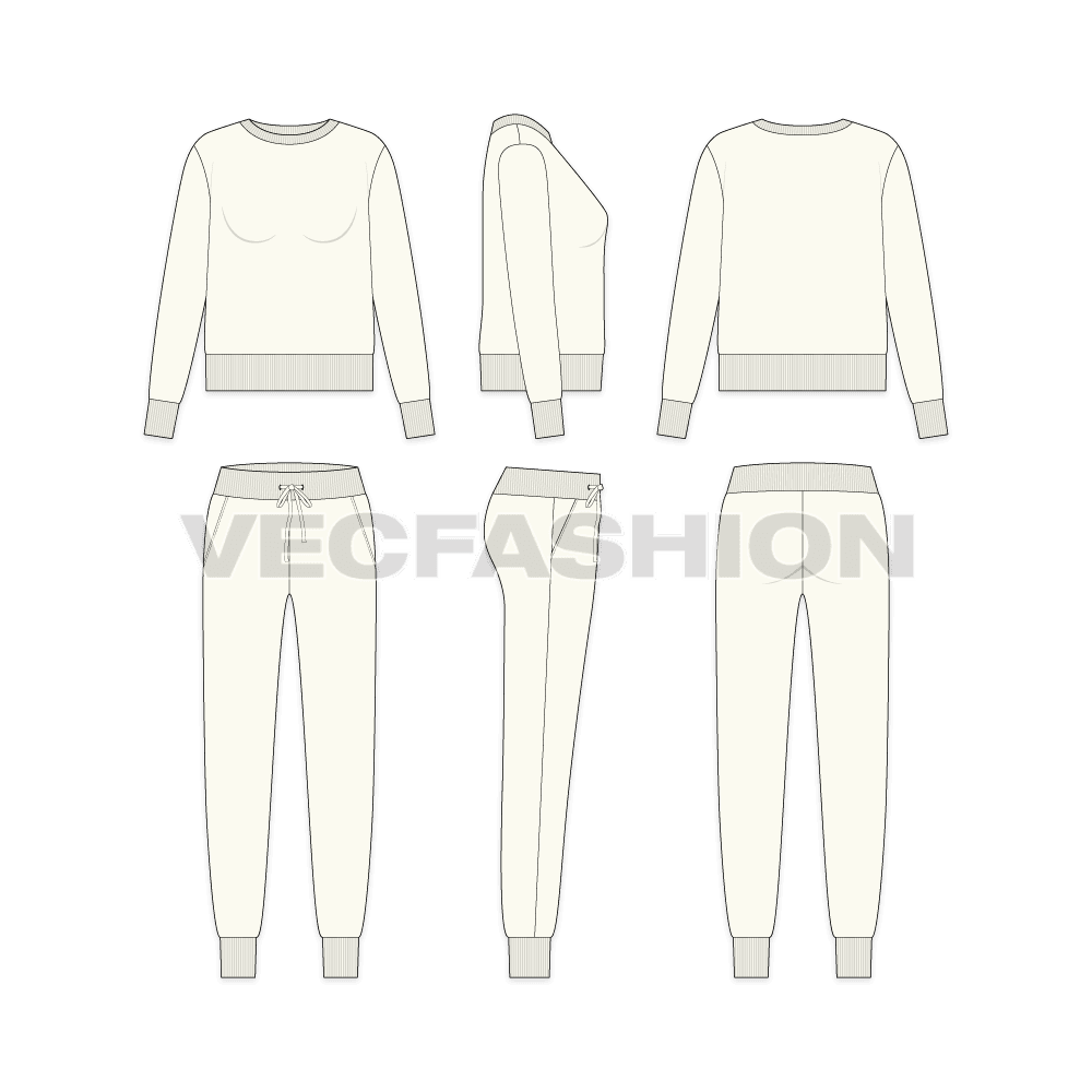 Women Short Body Sweatsuit