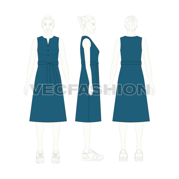 Buy ARCH ELEMENTS Cotton Designer Womens Sleeveless Kurti with Collar  |Stylish Kurta for Girls, Ladies (Green, Medium) at Amazon.in
