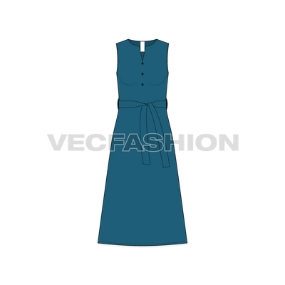 Women Sleeveless Kurti