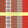 2nd set of 5 scottish plaids flat sketch
