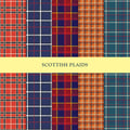 3rd set of 5 scottish plaids flat sketch