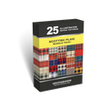 25 scottish plaids seamless patterns value pack flat sketch