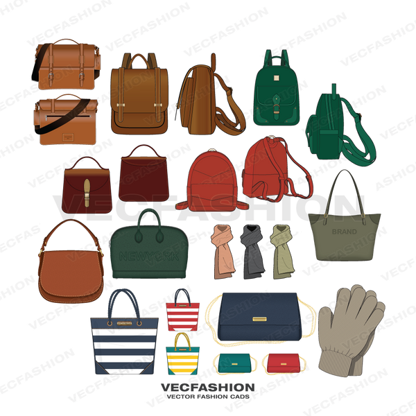 Bags, Accessories & Headwear Bundle - VecFashion