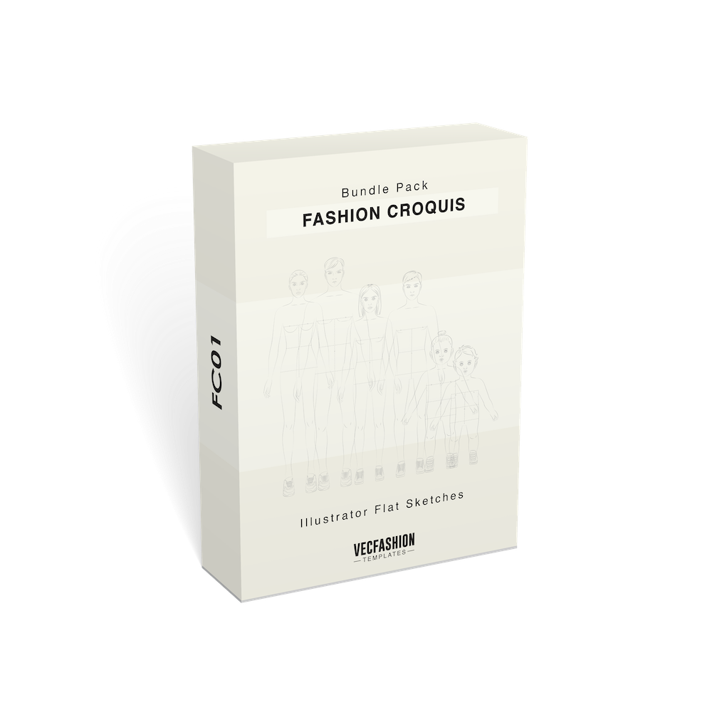 Fashion Croquis Bundle Pack - All Ranges