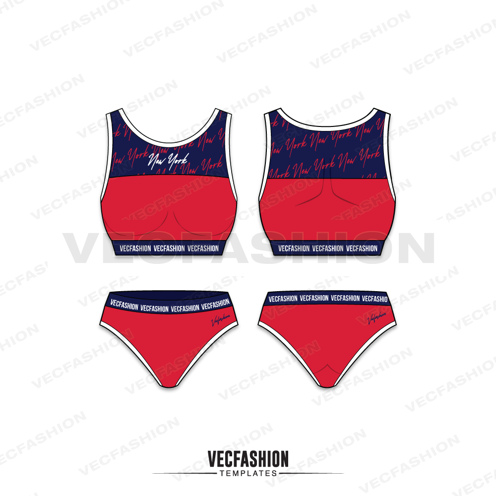 New York Girl Fashion Set vector hoodie, vector jumper, vector sweatshirt, vector hat, sports bra, view 2