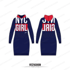 New York Girl Fashion Set vector hoodie, vector jumper, vector sweatshirt, vector hat, sports bra, view 5