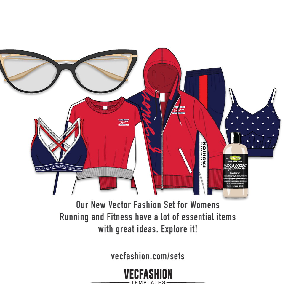 Womens Running Fashion Set VecFashion