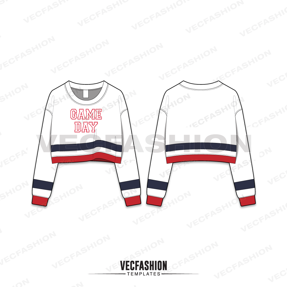 Womens Game Day Vector Fashion Set, view 4