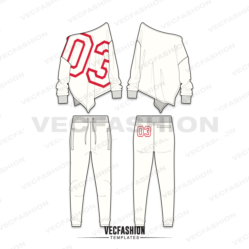 Womens Game Day Vector Fashion Set, view 5