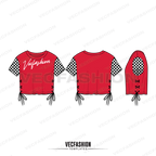 Womens-Streetwear-Fashion-Set vector illustrations, view 2