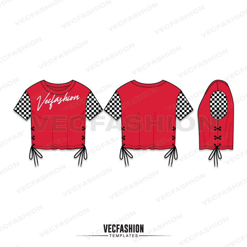 Womens-Streetwear-Fashion-Set vector illustrations, view 2