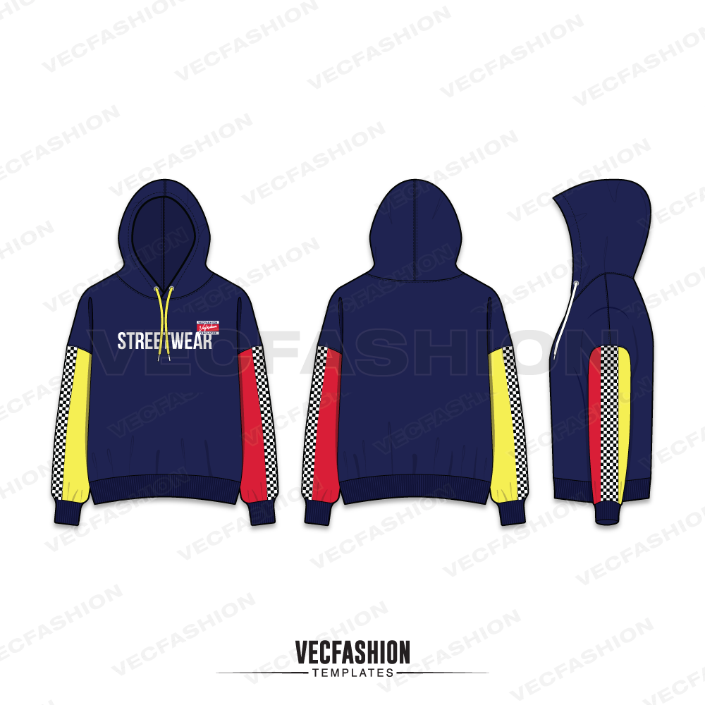 Womens-Streetwear-Fashion-Set vector illustrations, view 3