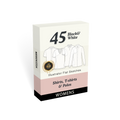 Pack of Black and White Women 45 Shirts and T-shirts Flat Sketches
