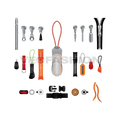 A collection of fastenings flat sketch