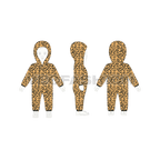 Baby boy hoodie romper flat sketch, croqui sketch