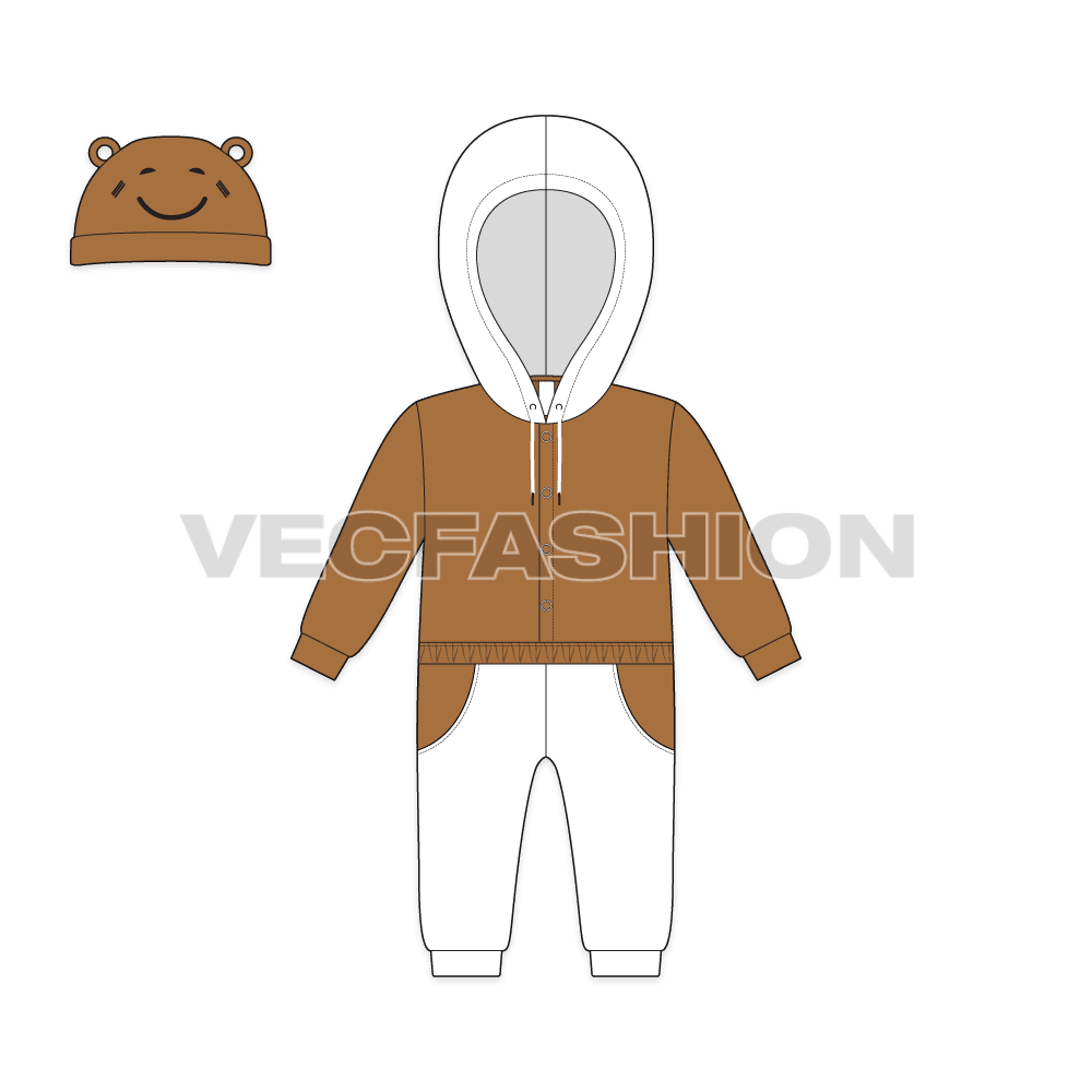 Free Brown Vest and White Shirt Roblox Template Design Template