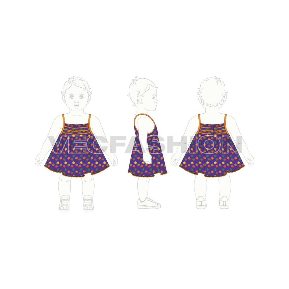 Baby Girl Frock Set VecFashion