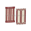 Beach holiday towel flat sketch