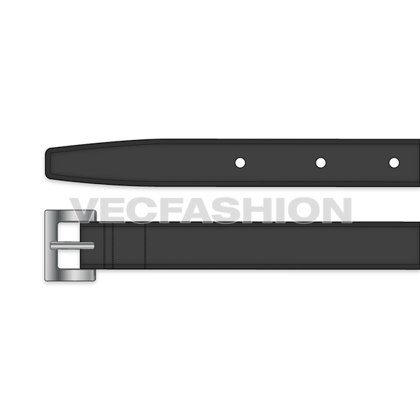  Vector VR Handmade Full Grain Leather Belt with