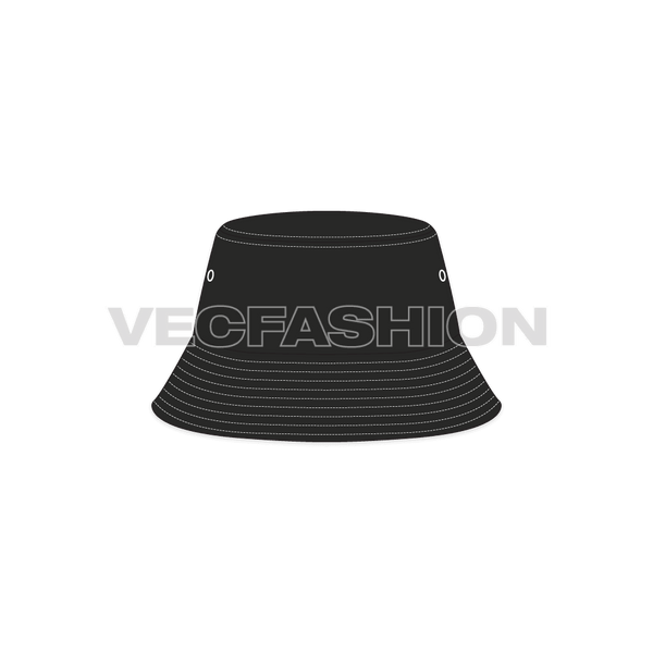 Bucket Hat with Long Crown - VecFashion