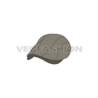 Classic flat cap vector flat sketch, view 1