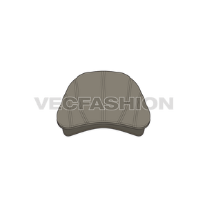 Classic Flat Cap Vector VecFashion