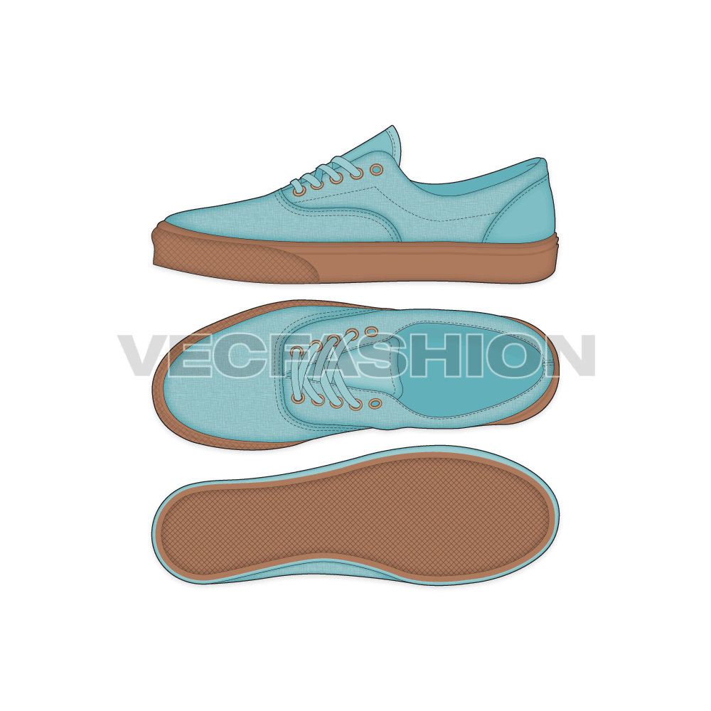 Introducing a new range of vectors in our store, that is Footwear. Proud to launch our first set of Sneakers that is now available in three colors. These templates are created in Adobe Illustrator CS6 and are easy to edit.