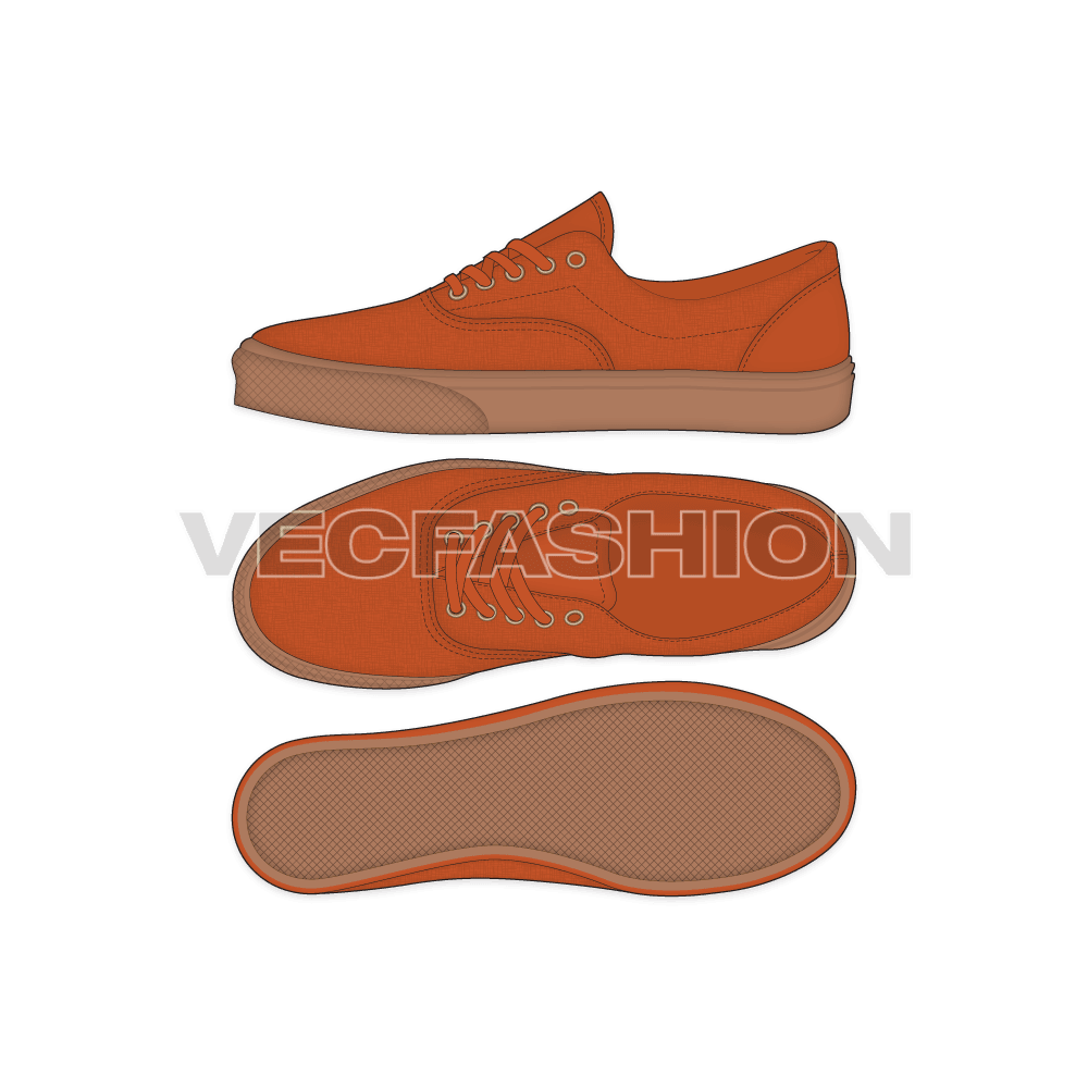 Introducing a new range of vectors in our store, that is Footwear. Proud to launch our first set of Sneakers that is now available in three colors. These templates are created in Adobe Illustrator CS6 and are easy to edit.