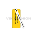 Double piece garment swing tag flat sketch