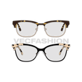 Elegant eye glasses flat sketch