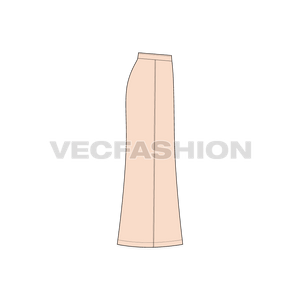 Floor Length Bell Shaped Skirt VecFashion - Main Image