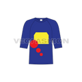 Kids boys sweater flat sketch, front view
