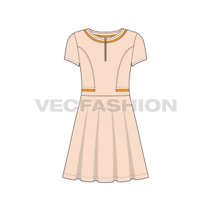 Kids Girl Flared Dress