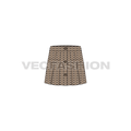 Kids girls tweed skirt flat sketch, front view