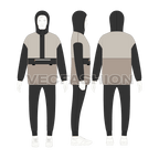 Men Oversized Jacket Vector Flat Sketch flat sketch, croqui sketch