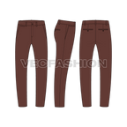 Men Panelled Leather Jacket flat sketch, coordinating bottom