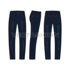 Men Straight Cut Leather Jacket flat sketch, coordinating bottom