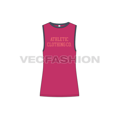 Mens A Line Gym Tank