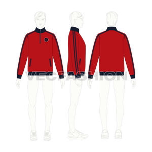 Mens Activewear Track Jacket