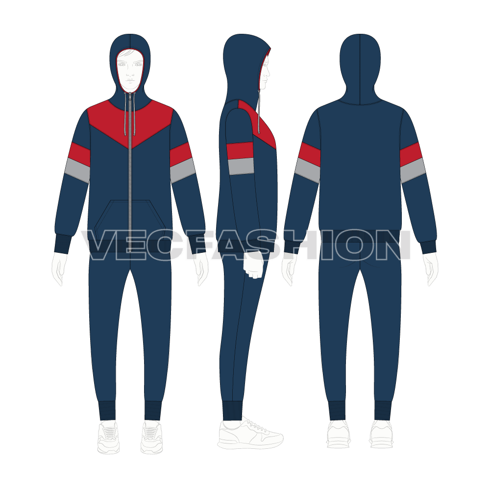 Mens Activewear Tracksuit - VecFashion