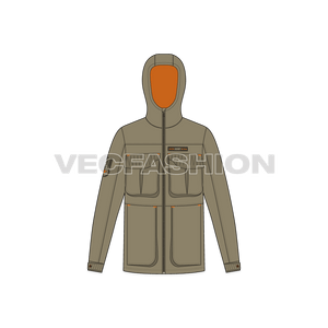 Mens Army Field Jacket front view