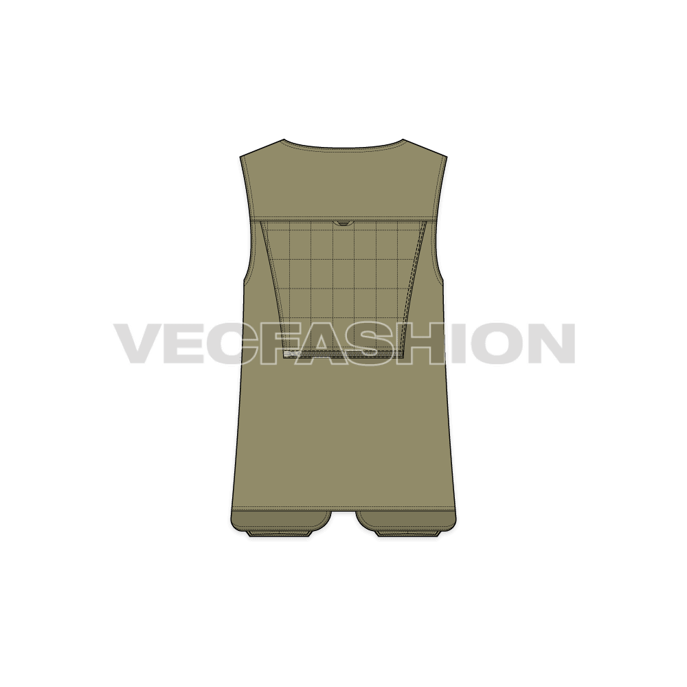 Mens Army Vest