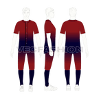 Mens baseball uniform kit, gradient jersey flat sketch, croqui sketch
