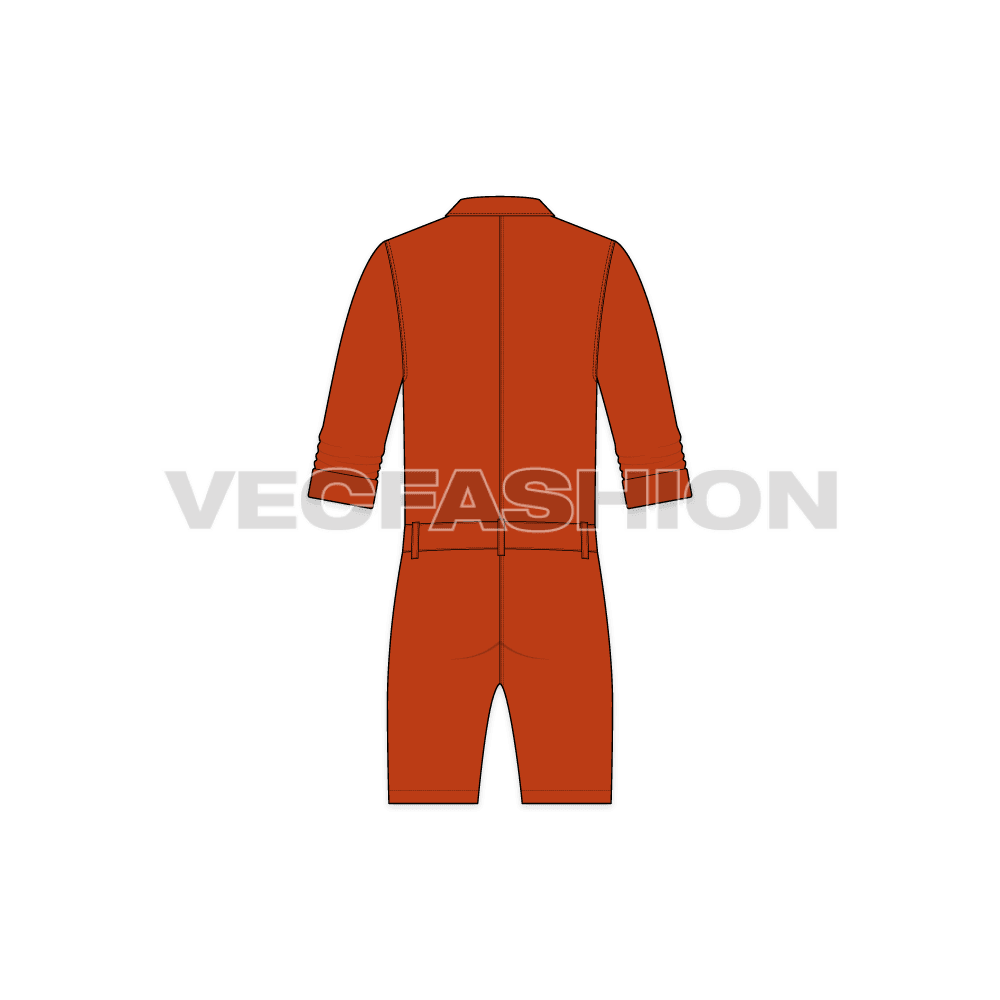 Mens Boiler Suit With Shorts