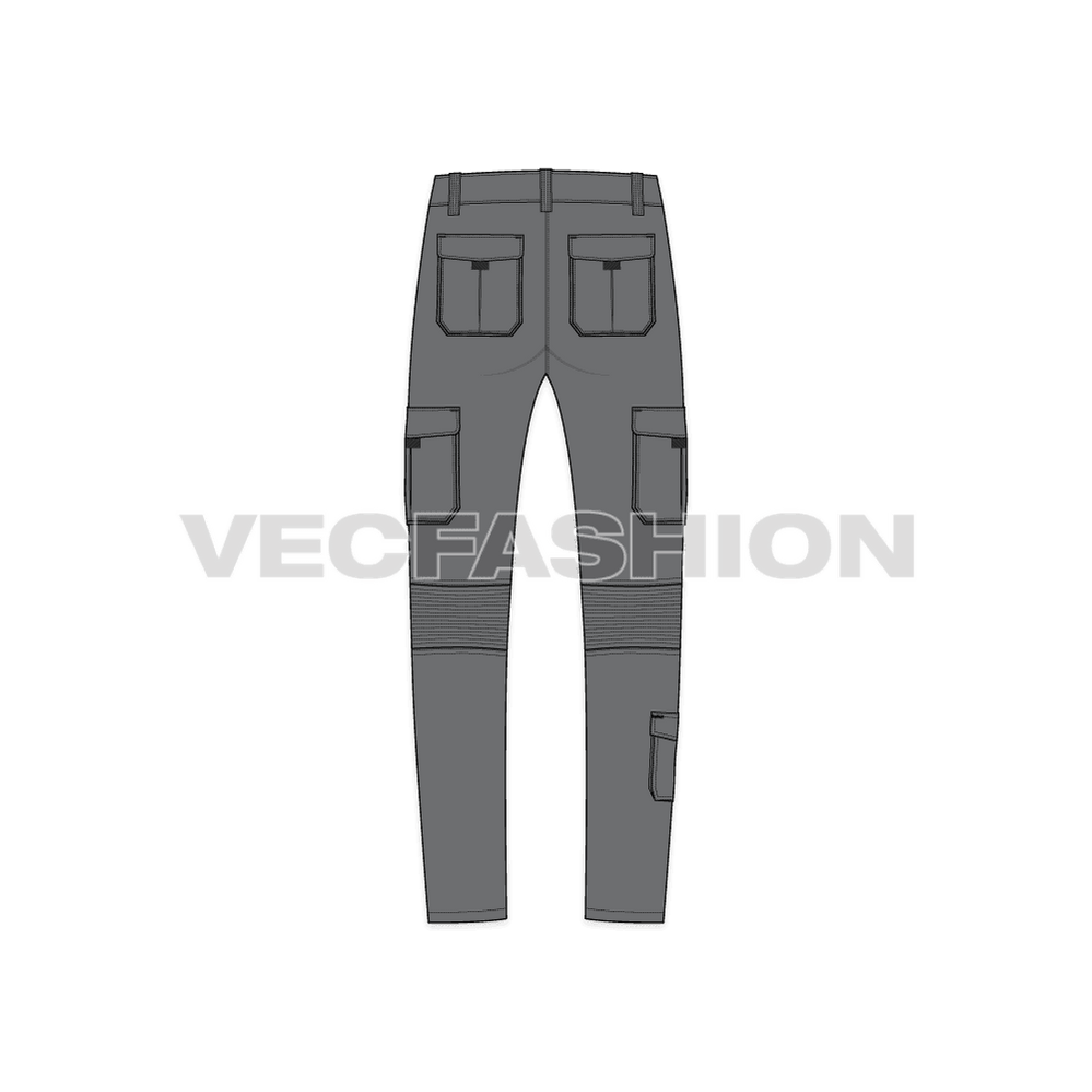 Men's Cargo Pants Template - Design Your Perfect Pants - VecFashion